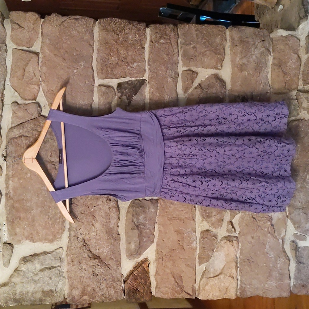 Soprano purple dress